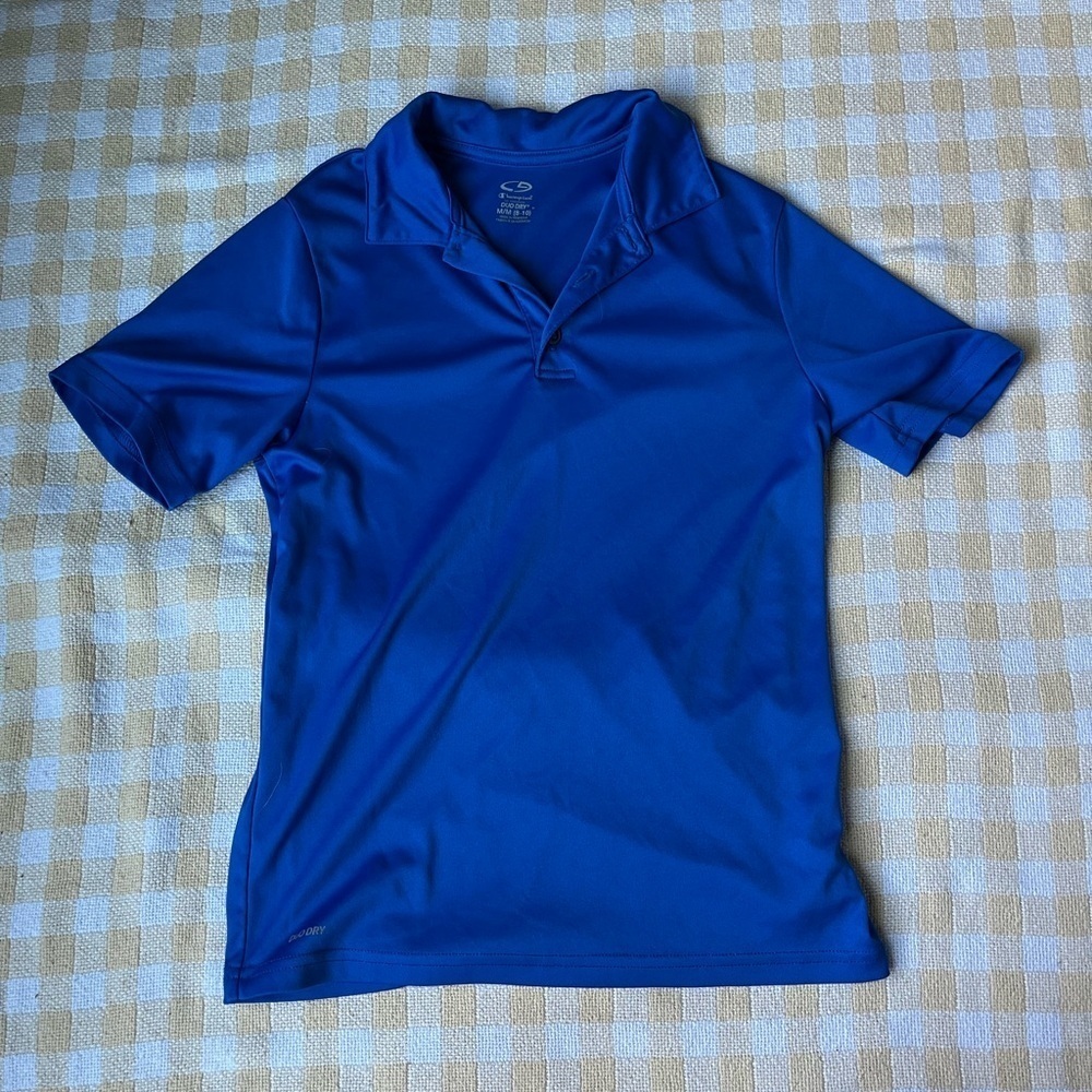 Kids Champion Blue Polo Shirt